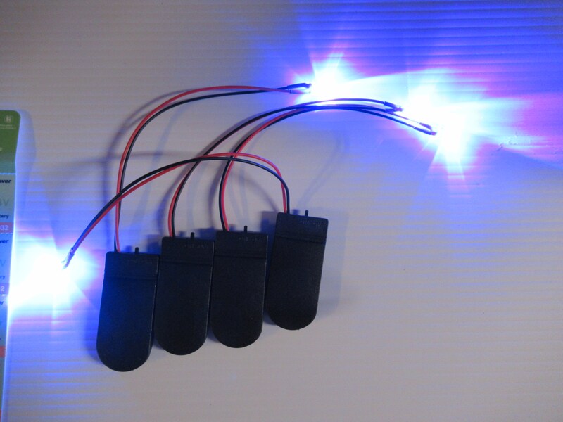 Light Up your Projects with These 5mm Blue Candle Flicker Battery Powered LED Lights with Extra Batteries